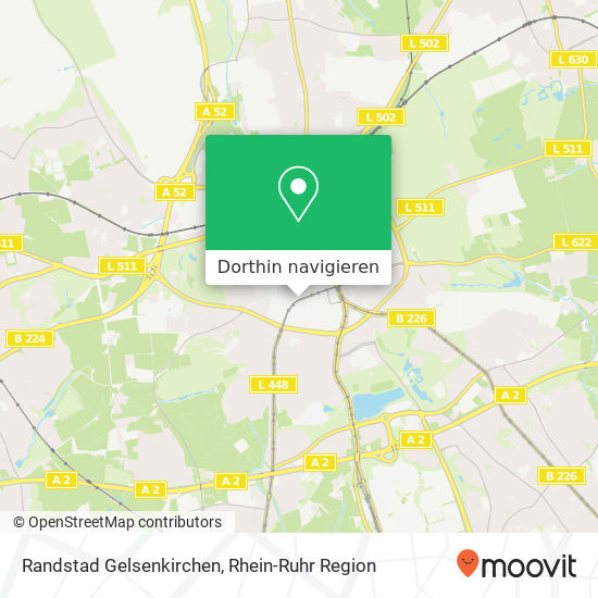 Randstad Gelsenkirchen Karte