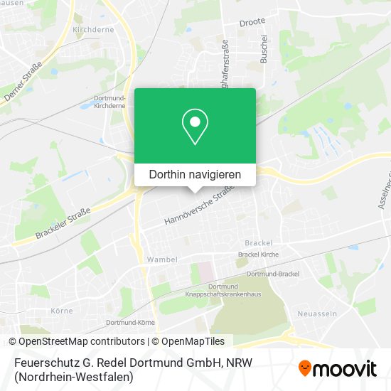 Feuerschutz G. Redel Dortmund GmbH Karte