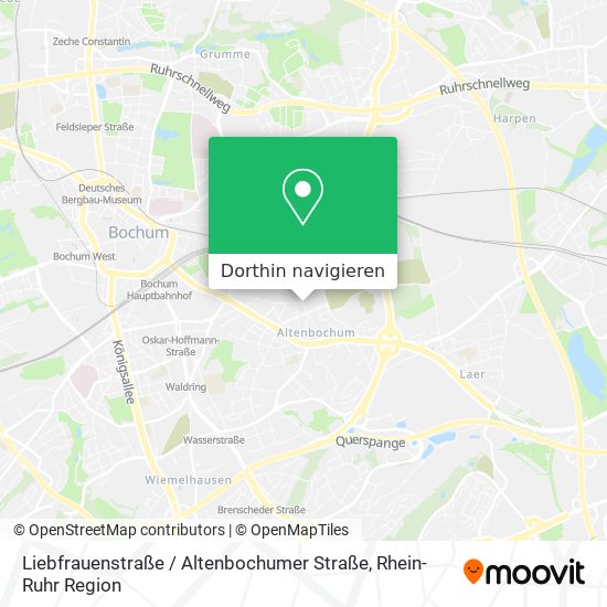 Liebfrauenstraße / Altenbochumer Straße Karte