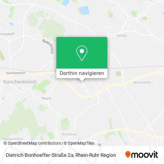 Dietrich-Bonhoeffer-Straße 2a Karte