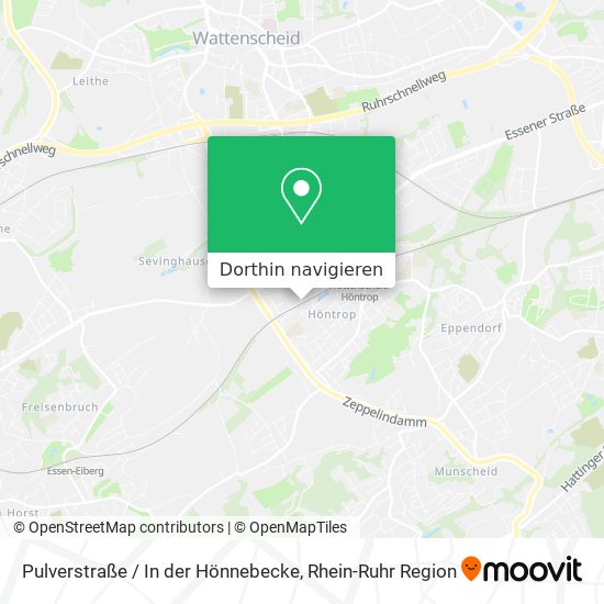 Pulverstraße / In der Hönnebecke Karte