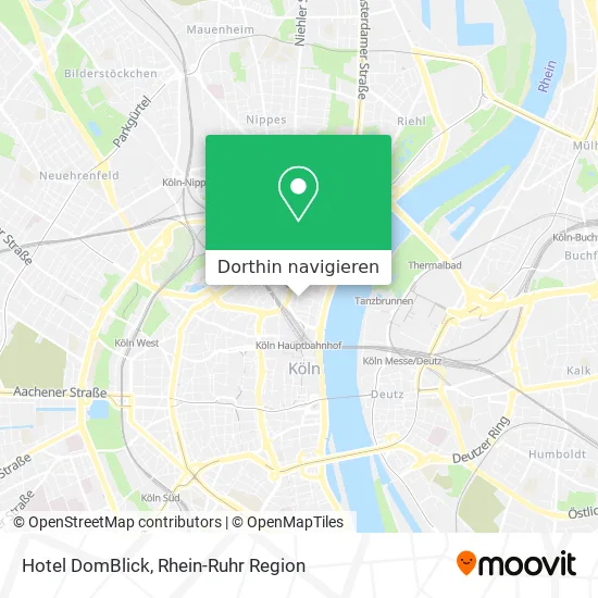 Hotel DomBlick Karte