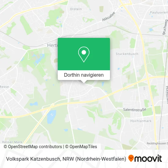 Volkspark Katzenbusch Karte