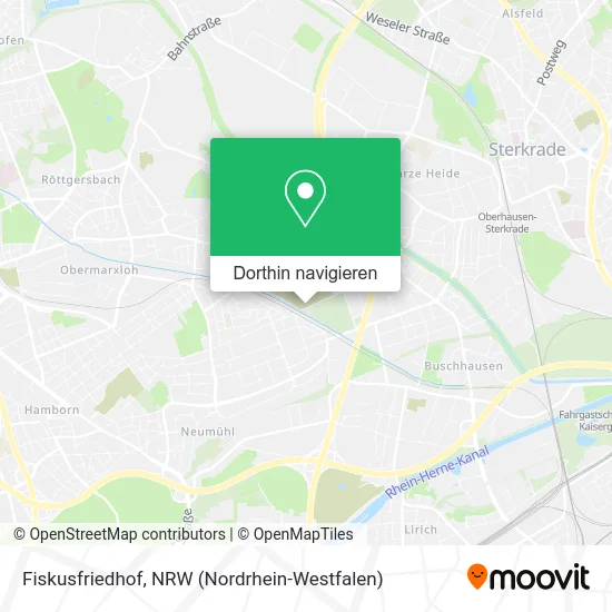 Fiskusfriedhof Karte