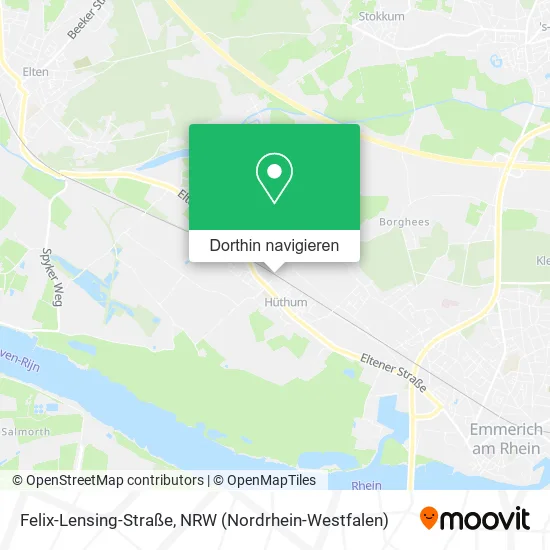 Felix-Lensing-Straße Karte