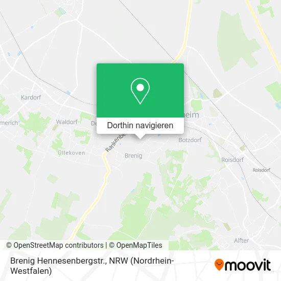 Brenig Hennesenbergstr. Karte