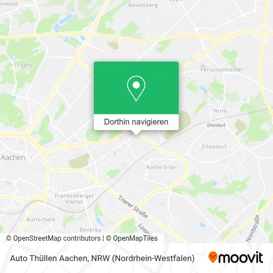 Auto Thüllen Aachen Karte