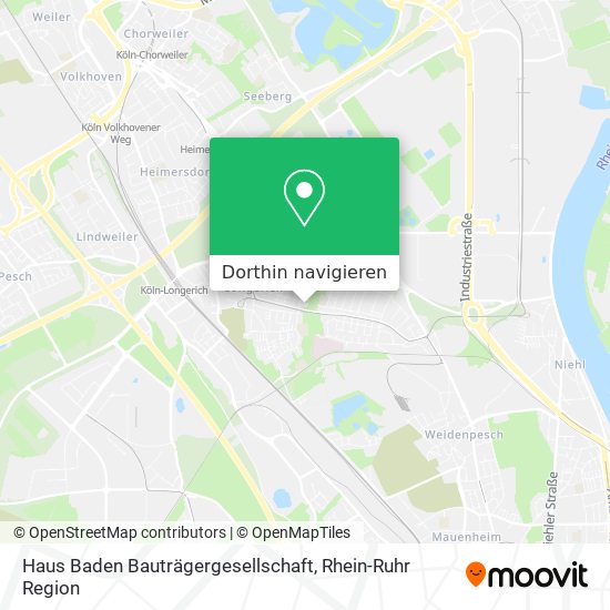 Haus Baden Bauträgergesellschaft Karte