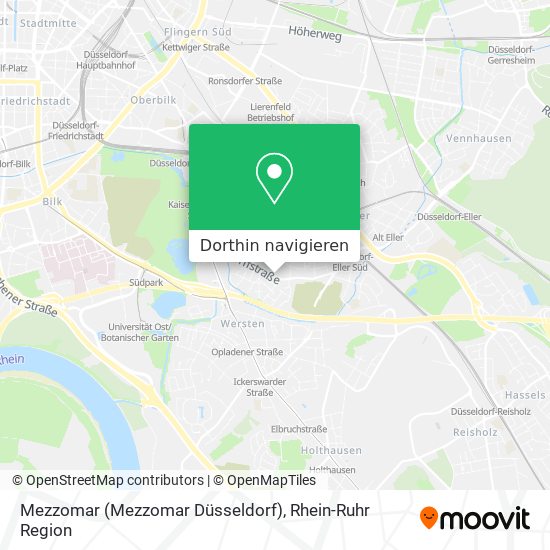 Mezzomar (Mezzomar Düsseldorf) Karte
