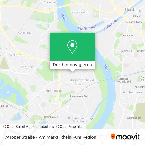 Atroper Straße / Am Markt Karte