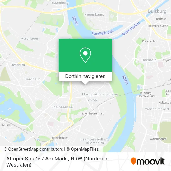 Atroper Straße / Am Markt Karte