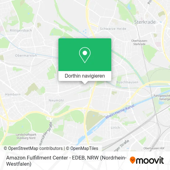 Amazon Fulfillment Center - EDEB Karte