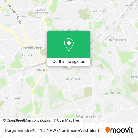 Bergmannstraße 112 Karte