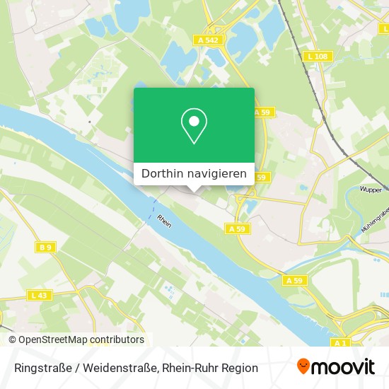 Ringstraße / Weidenstraße Karte