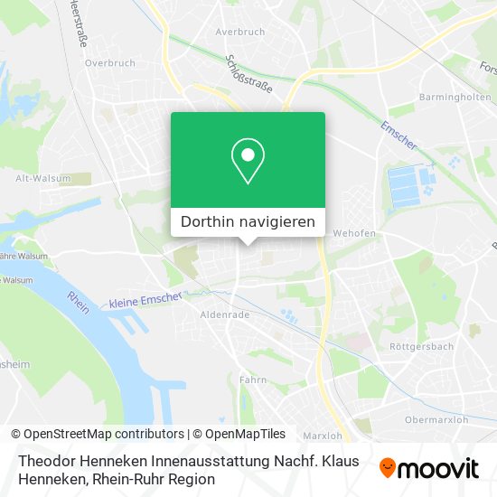 Theodor Henneken Innenausstattung Nachf. Klaus Henneken Karte