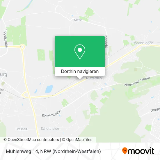 Mühlenweg 14 Karte