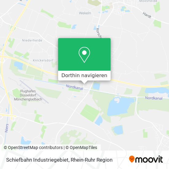 Schiefbahn Industriegebiet Karte