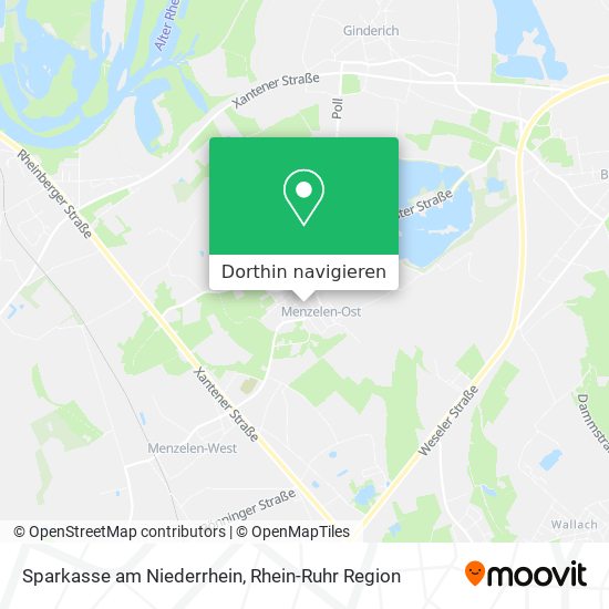 Sparkasse am Niederrhein Karte