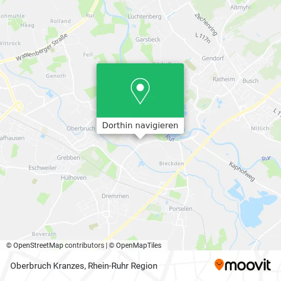 Oberbruch Kranzes Karte