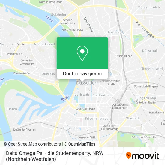 Delta Omega Psi - die Studentenparty Karte