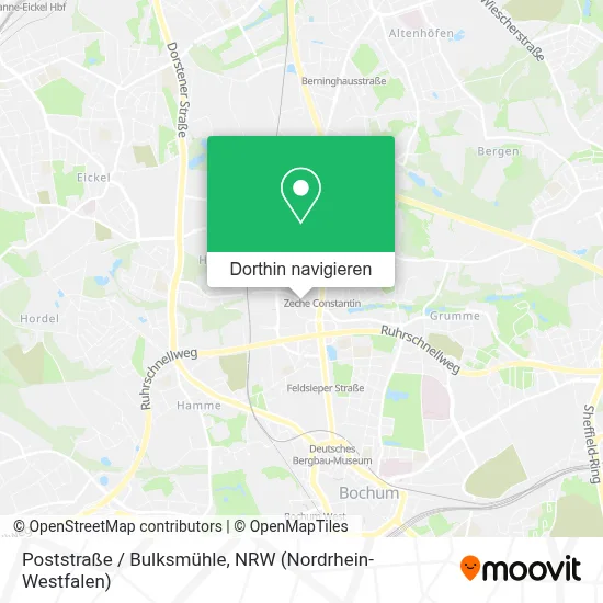 Poststraße / Bulksmühle Karte