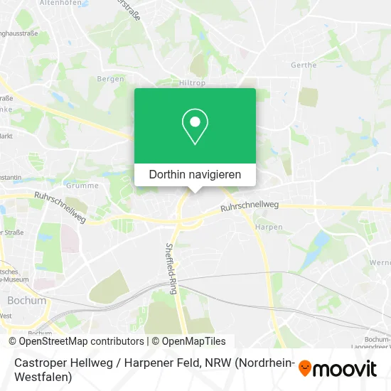 Castroper Hellweg / Harpener Feld Karte