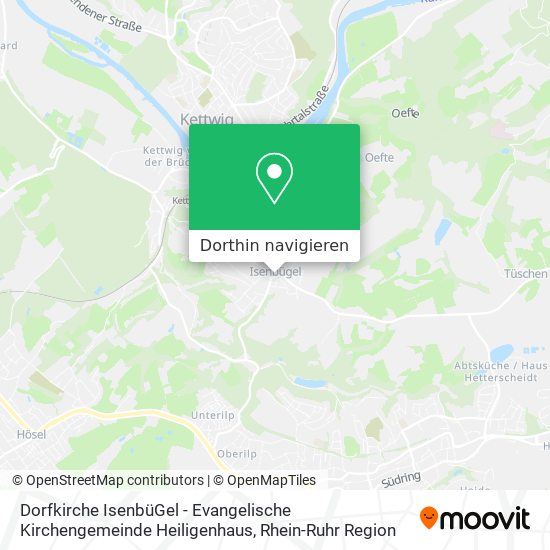 Dorfkirche IsenbüGel - Evangelische Kirchengemeinde Heiligenhaus Karte