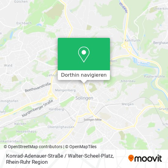 Konrad-Adenauer-Straße / Walter-Scheel-Platz Karte