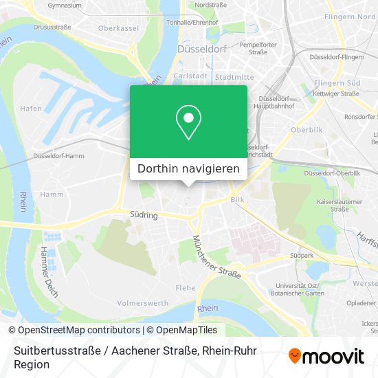 Suitbertusstraße / Aachener Straße Karte
