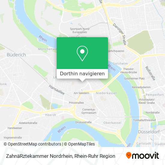 ZahnäRztekammer Nordrhein Karte