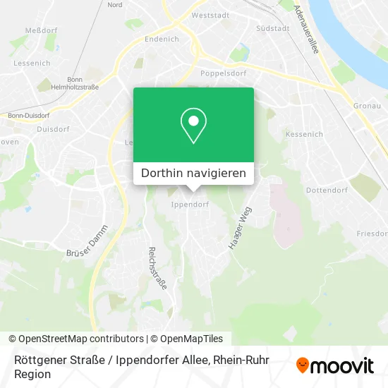 Röttgener Straße / Ippendorfer Allee Karte