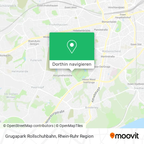 Grugapark Rollschuhbahn Karte