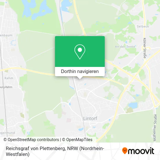 Reichsgraf von Plettenberg Karte