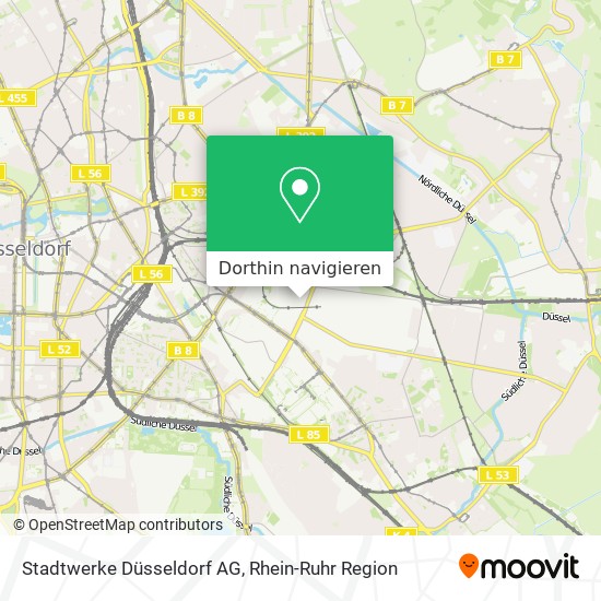 Stadtwerke Düsseldorf AG Karte