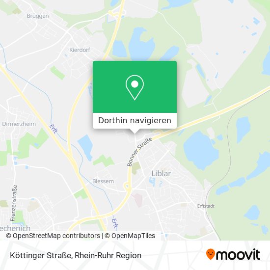 Köttinger Straße Karte