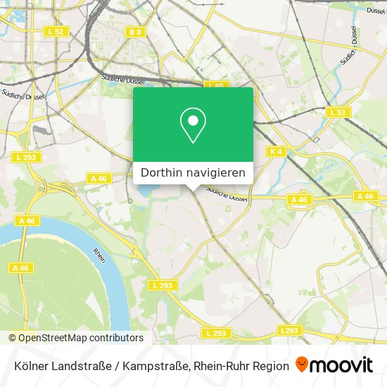 Kölner Landstraße / Kampstraße Karte