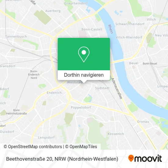 Beethovenstraße 20 Karte