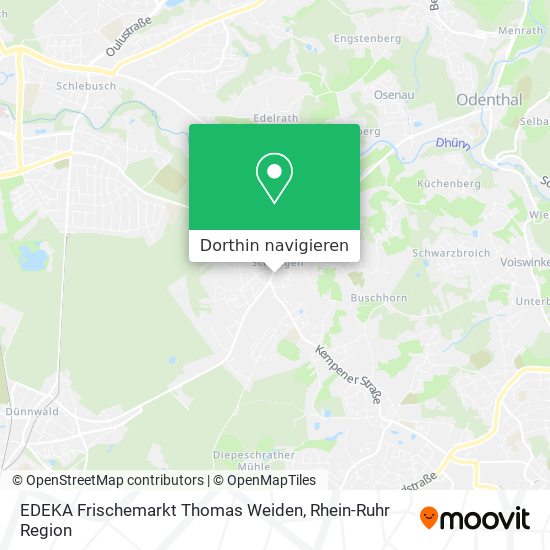 EDEKA Frischemarkt Thomas Weiden Karte