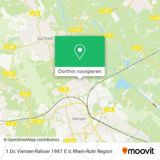 1.Dc Viersen-Rahser 1987 E.V Karte