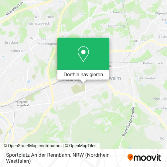 Sportplatz An der Rennbahn Karte