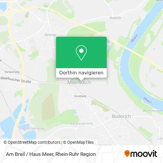 Am Breil / Haus Meer Karte