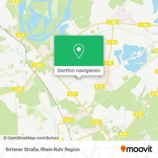 Birtener Straße Karte