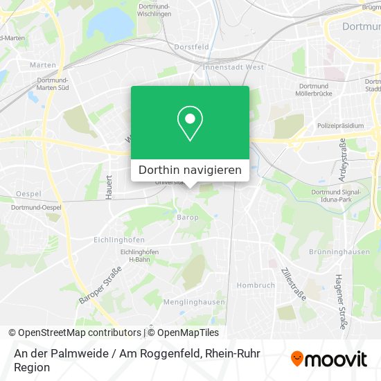 An der Palmweide / Am Roggenfeld Karte