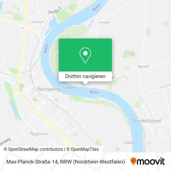 Max-Planck-Straße 14 Karte
