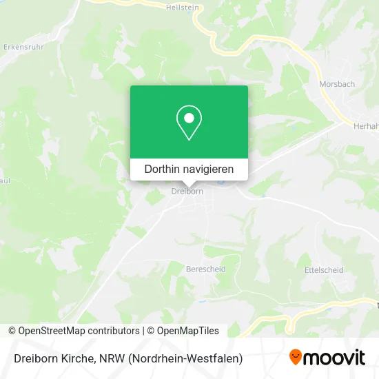 Dreiborn Kirche Karte