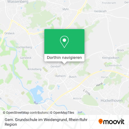 Gem. Grundschule im Weidengrund Karte