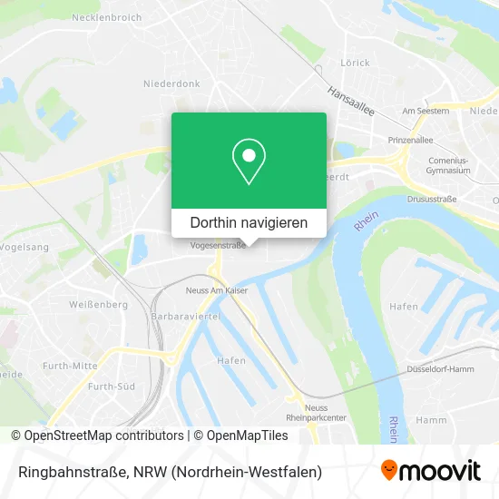 Ringbahnstraße Karte