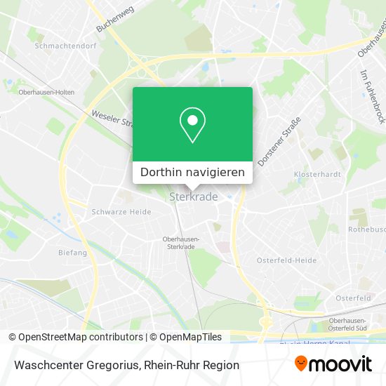 Waschcenter Gregorius Karte