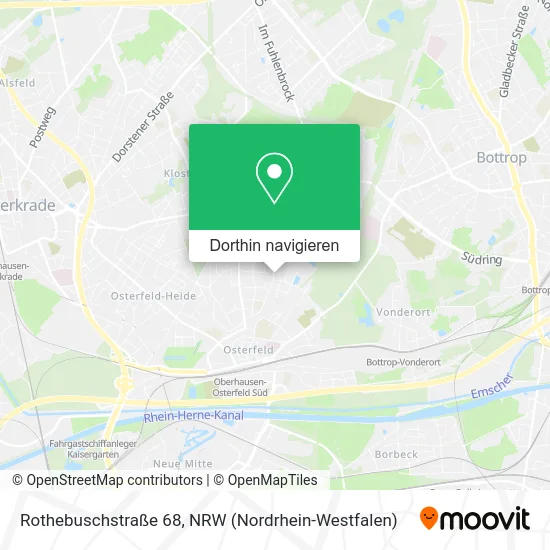 Rothebuschstraße 68 Karte