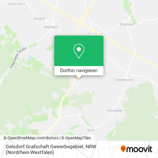 Gelsdorf Grafschaft Gewerbegebiet Karte